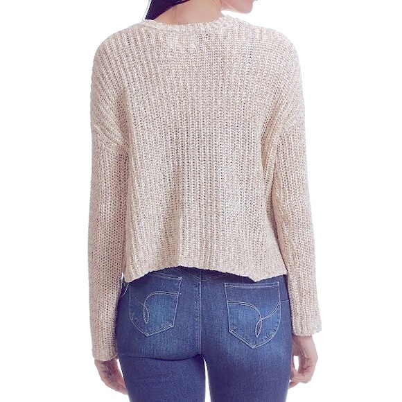 YORK & HUDSON Women's Tape Yard Crewneck Sweater In Blush Multi XL NWOT - Picture 3 of 14